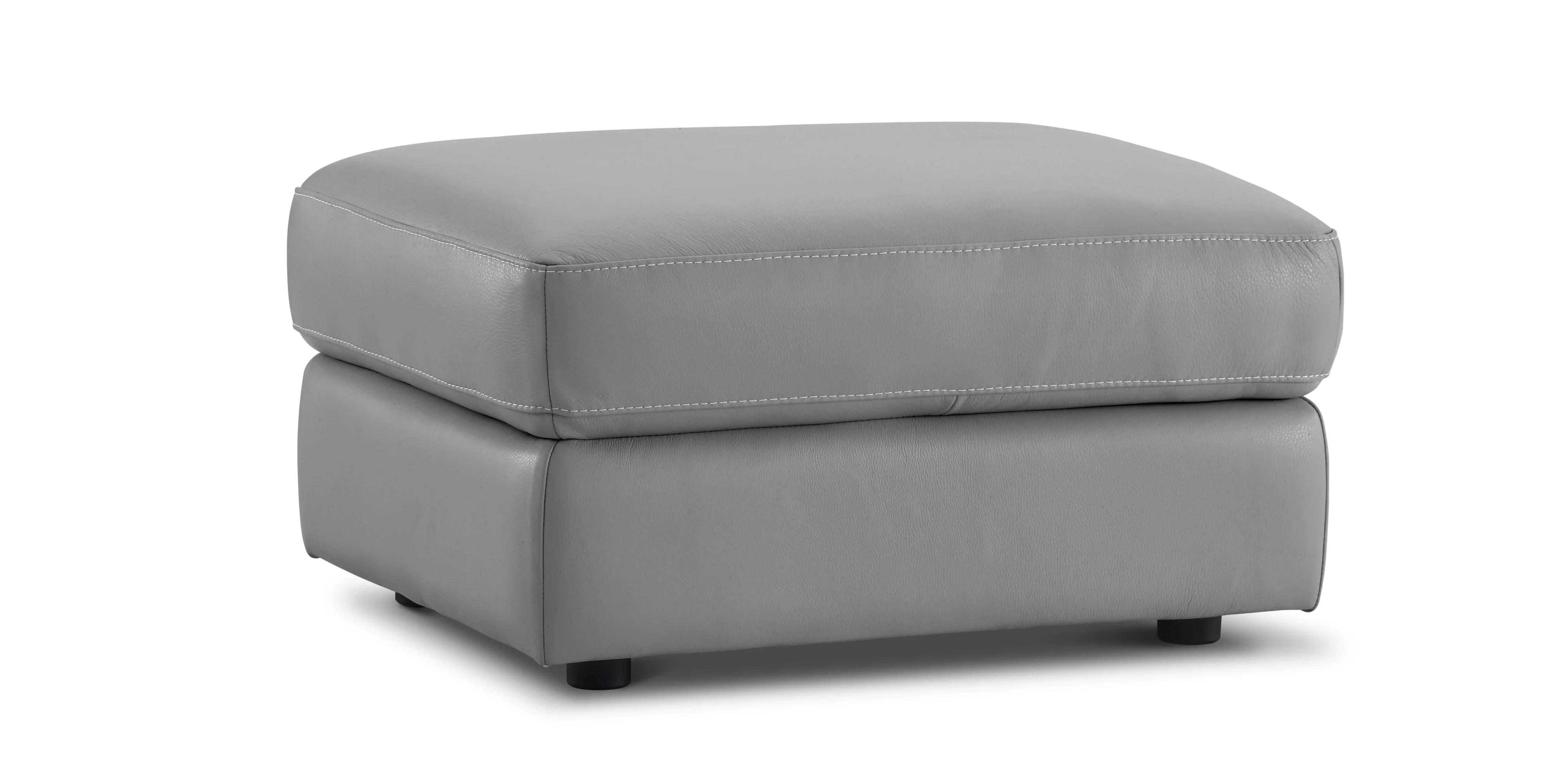 Natuzzi Editions Brivido 408189579 Leather Ottoman Baer's Furniture