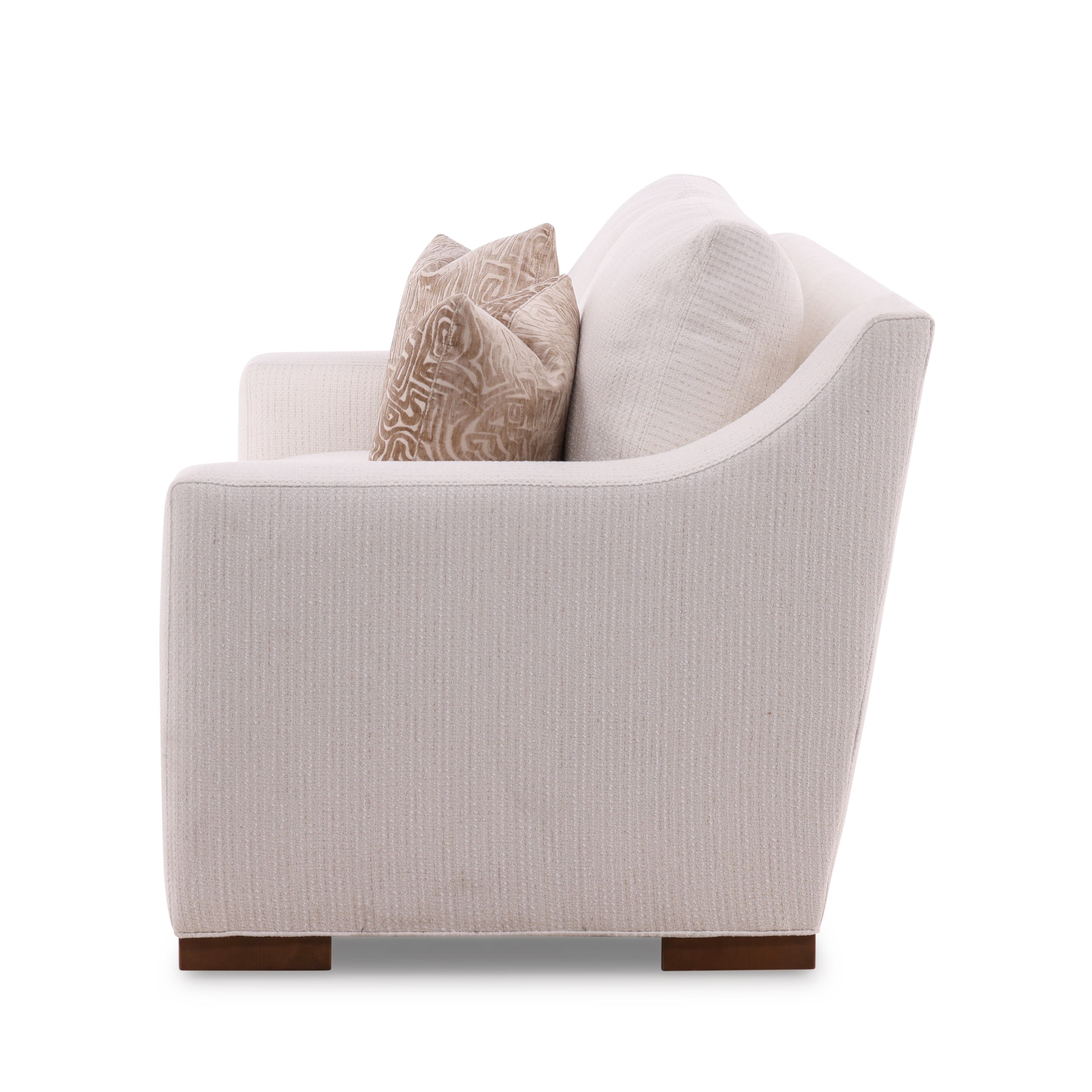 Sofa with 2 Throw Pillows