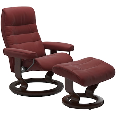 Large Opal Classic Chair & Ottoman
