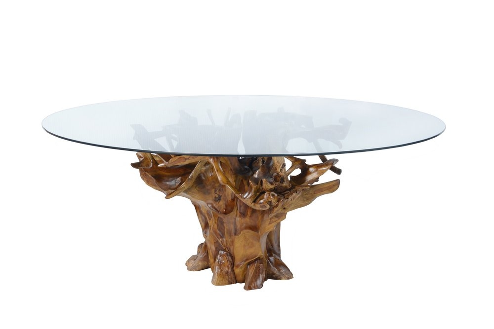 Glass Top Dining Table