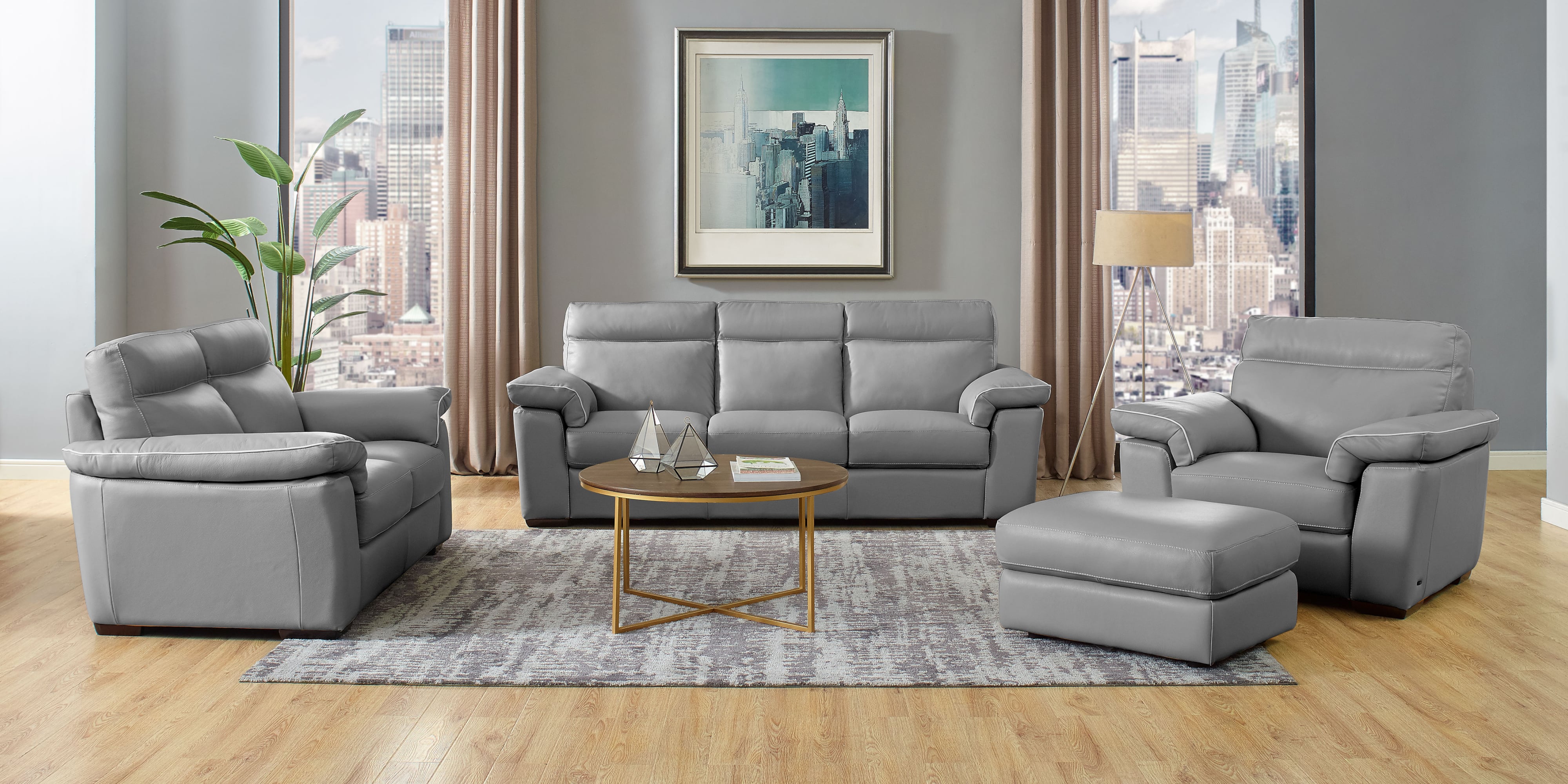 Natuzzi Editions Brivido 404189575 Leather Loveseat Baer's Furniture