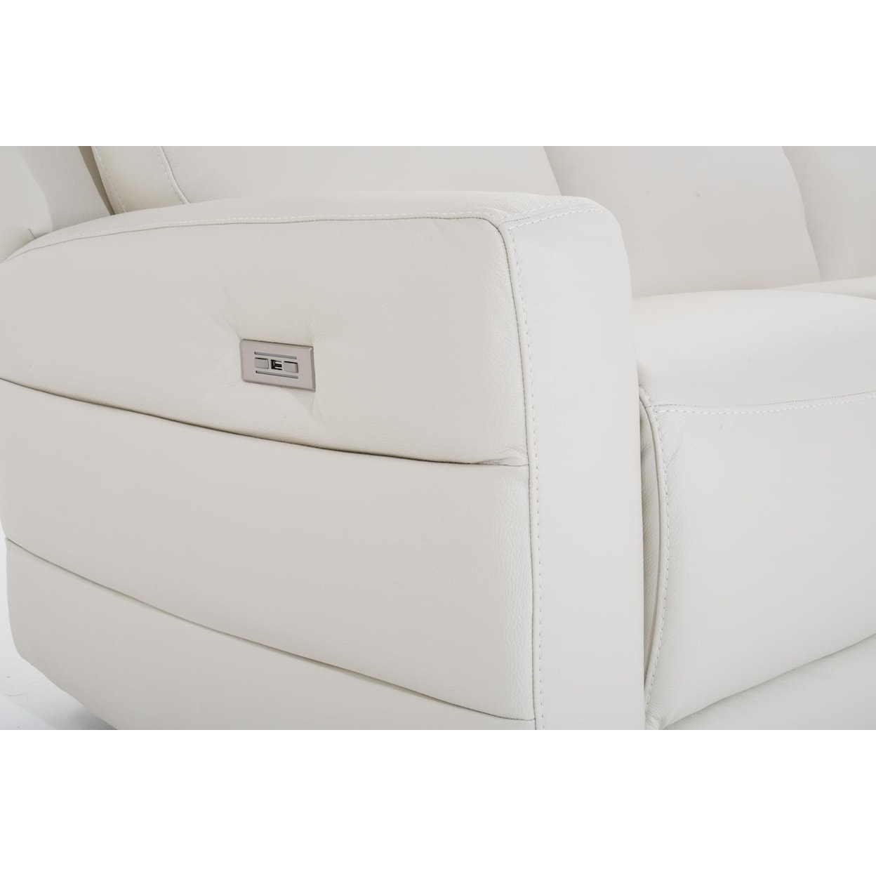 Natuzzi Editions Benevolo Leather Power Sofa