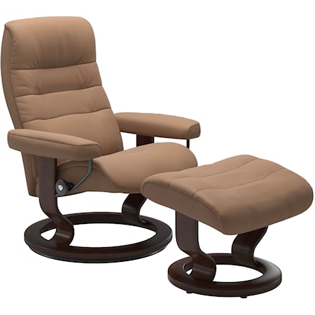 Large Opal Classic Chair & Ottoman