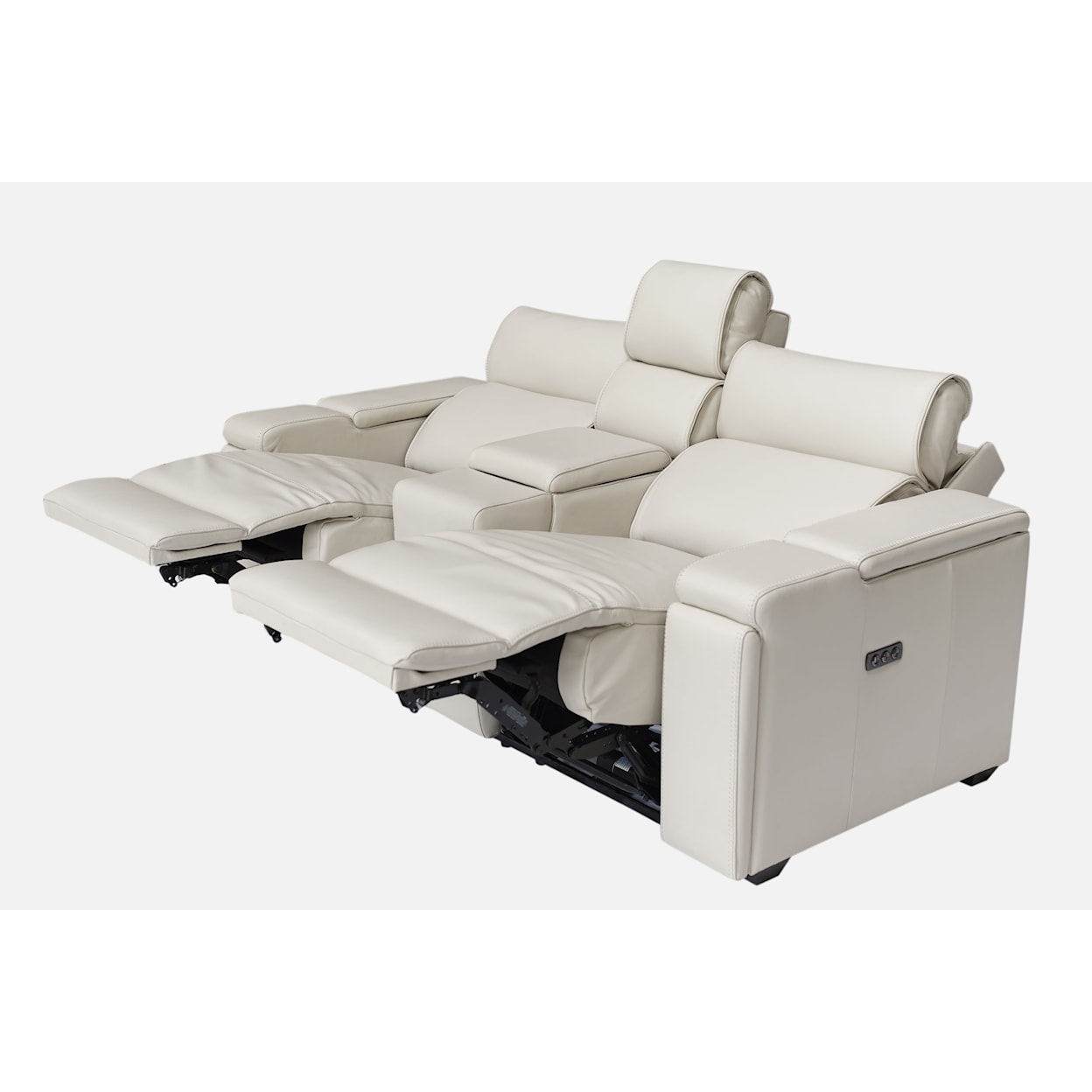 Luxfort Home Teton Leather Power Reclining Loveseat