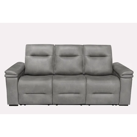 Leather Power Reclining Sofa