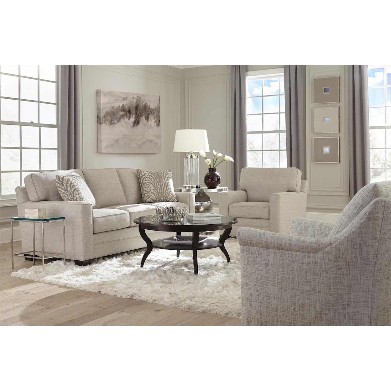 Huntington House Solutions 2053 Customizable Stationary Sofa