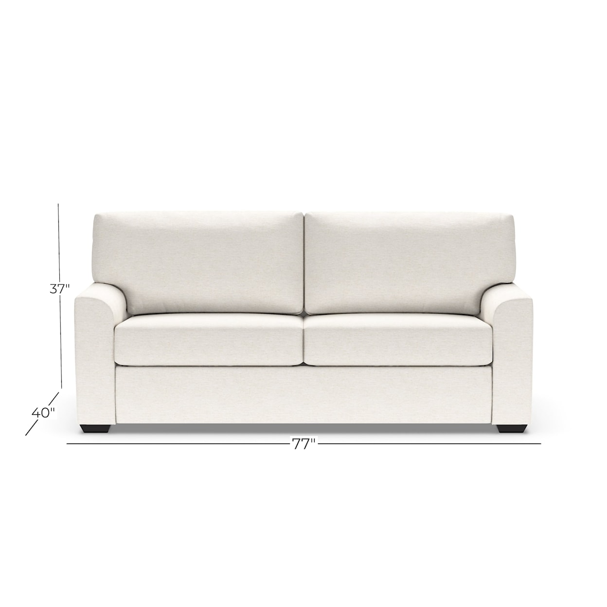 American Leather Klein Two-Seat Queen Size Comfort Sleeper