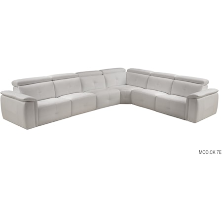 L-Shaped Sectional with Power Footrests