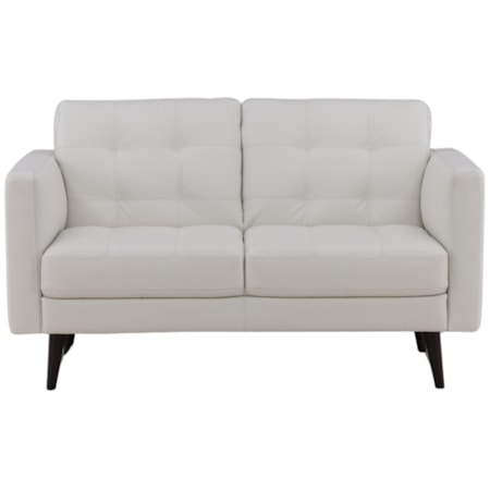 Leather Loveseat
