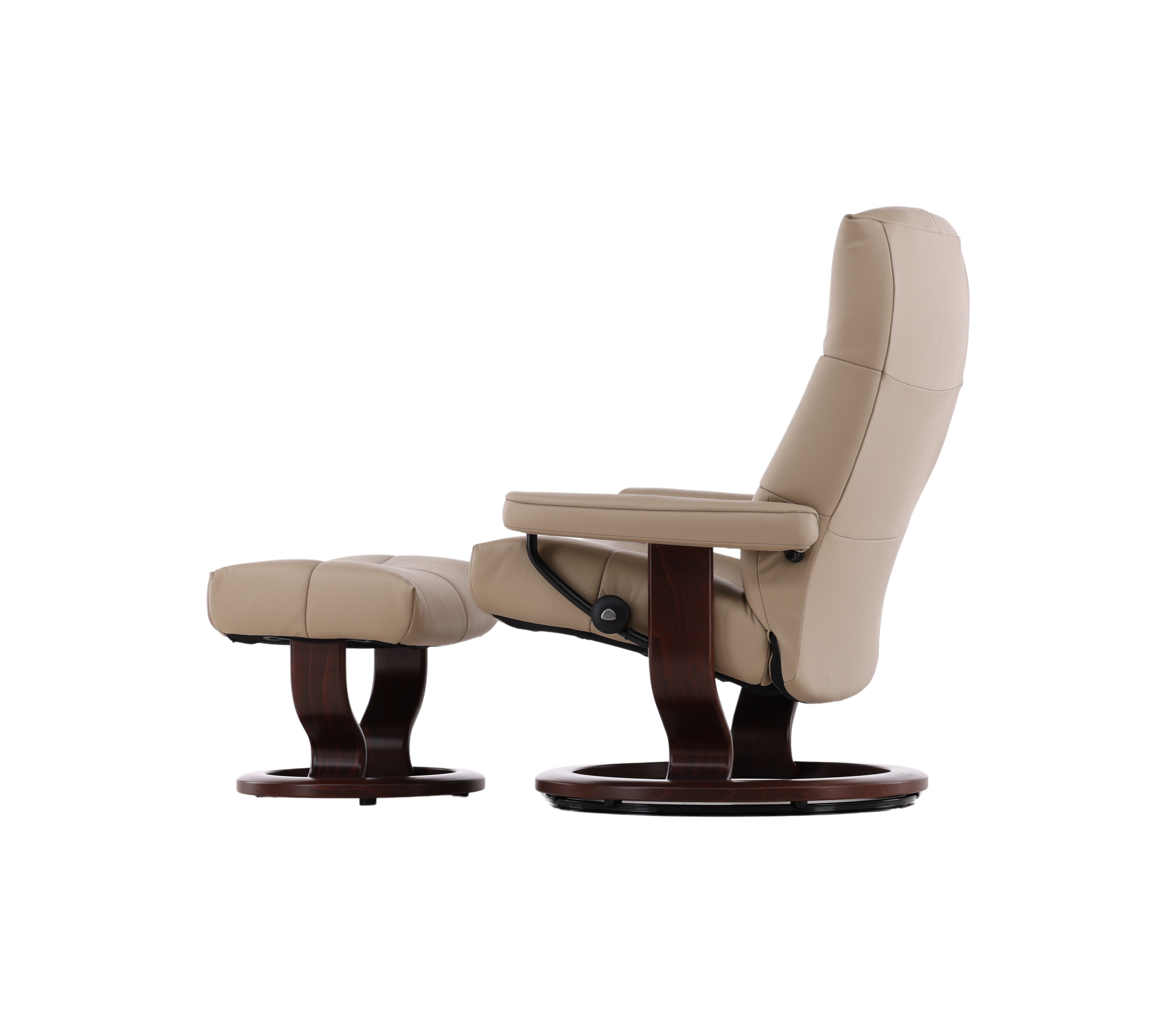 Stressless by Ekornes David Chair & Ottoman