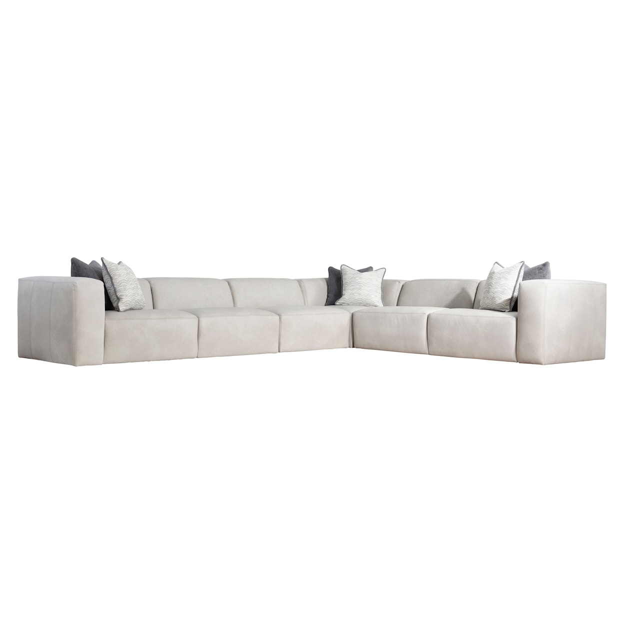 Bernhardt Bliss 4-Piece Leather Sectional