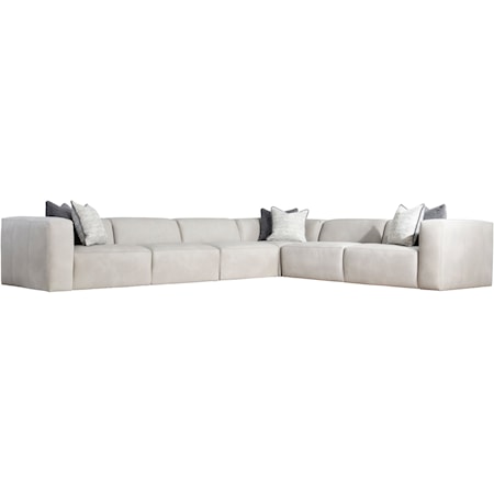 4-Piece Leather Sectional