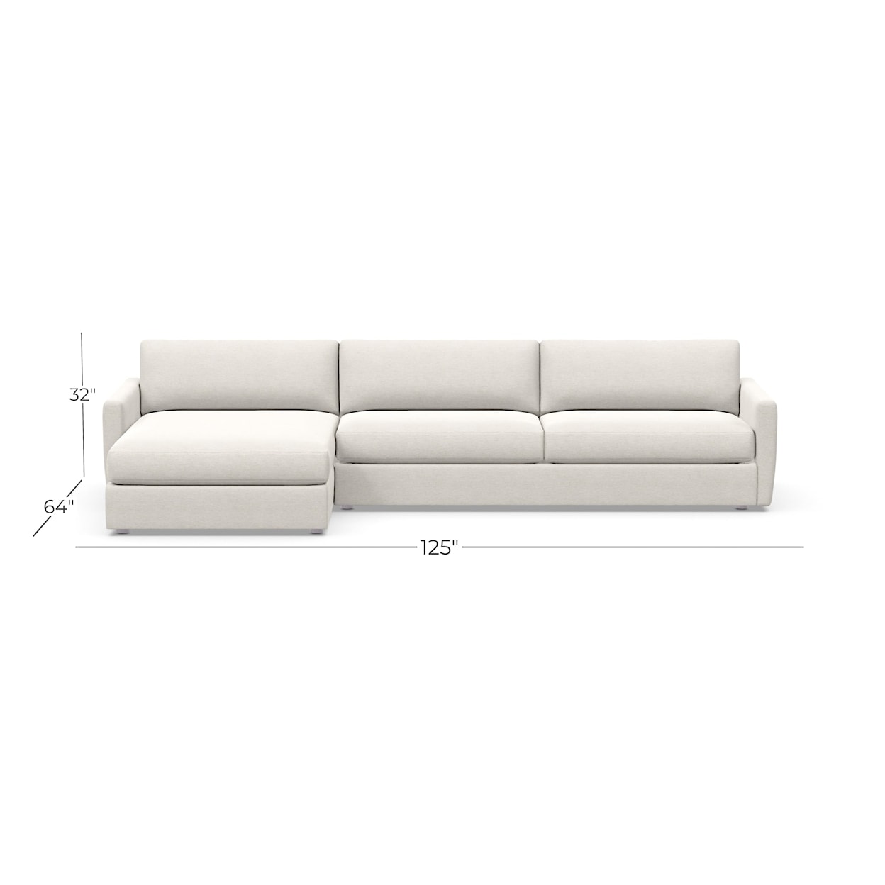 American Leather Carmet 2-Piece Sectional