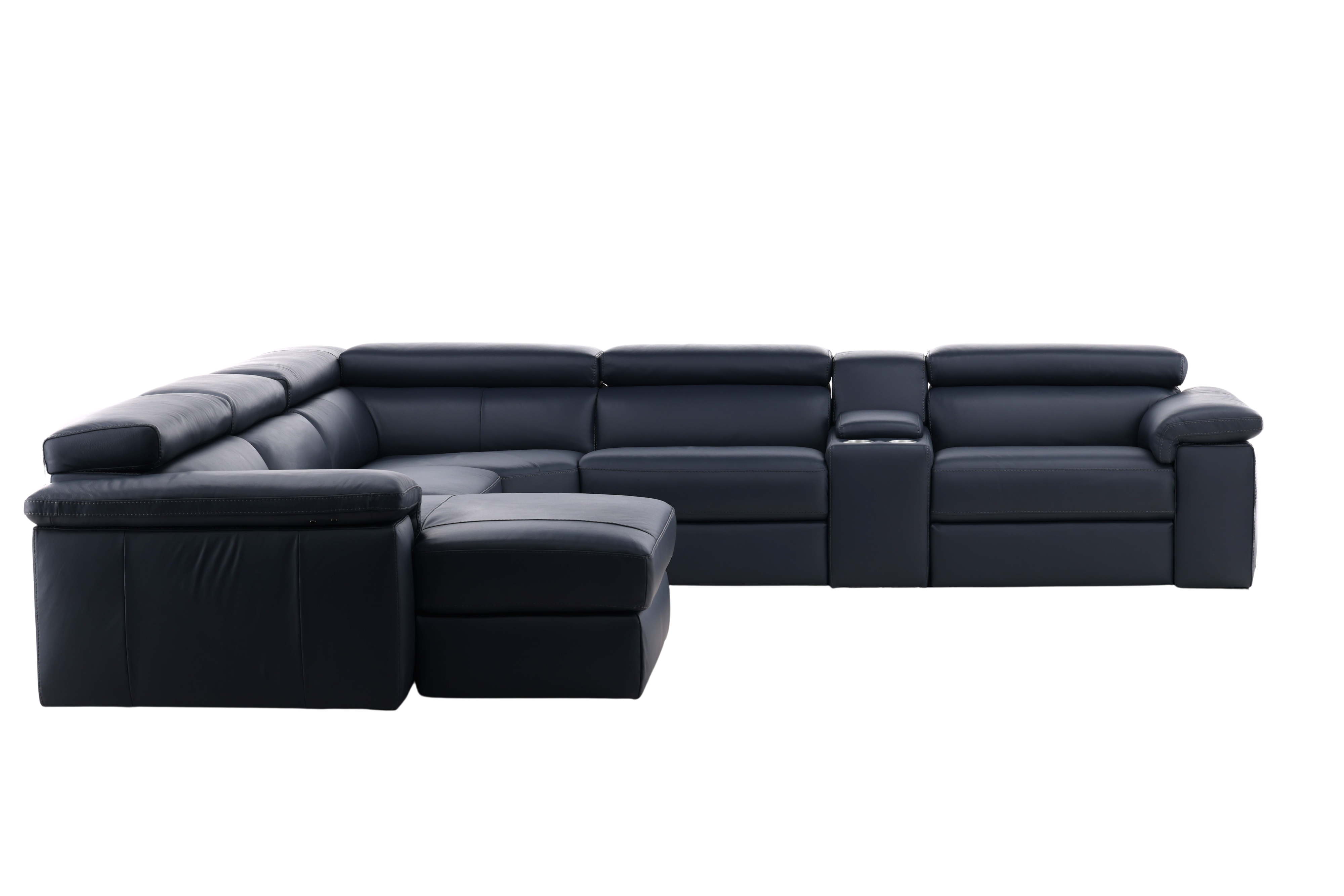 Natuzzi Editions Potenza 439146716 Potenza L-Shaped Curved