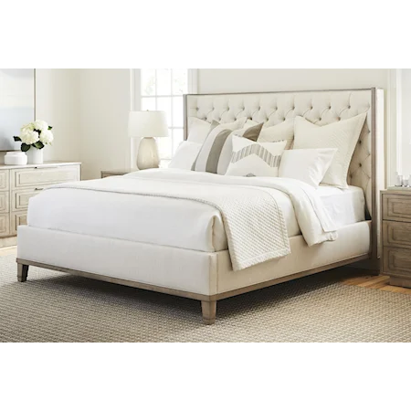 Bowers King Tufted Bed