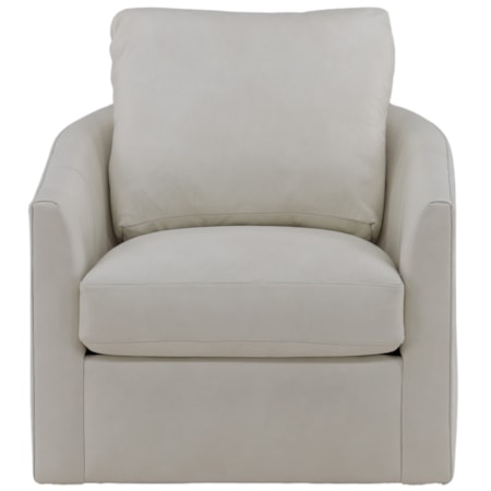 Astoria Leather Swivel Chair