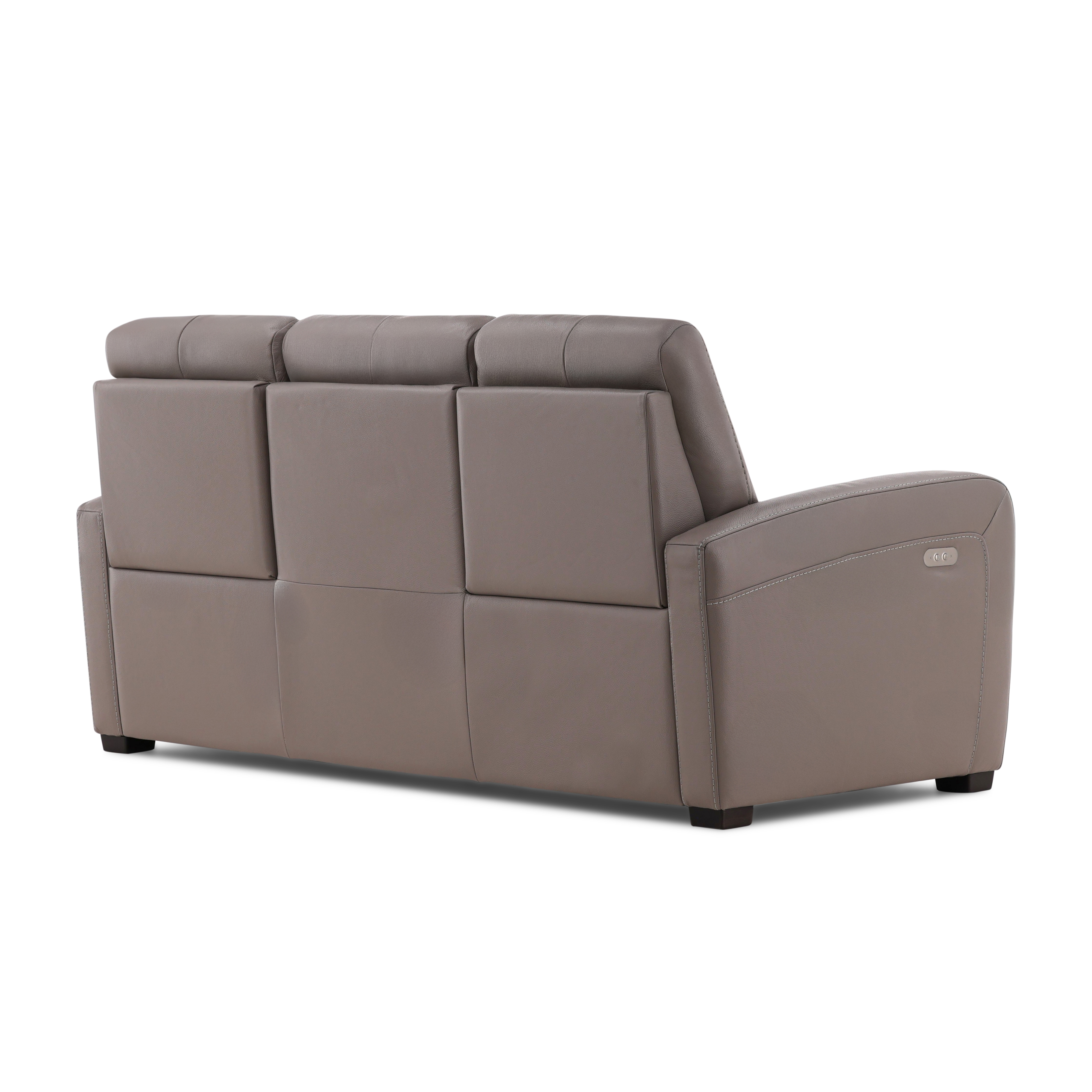 Leather Power Reclining Sofa
