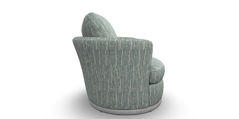 Swivel Barrel Chair