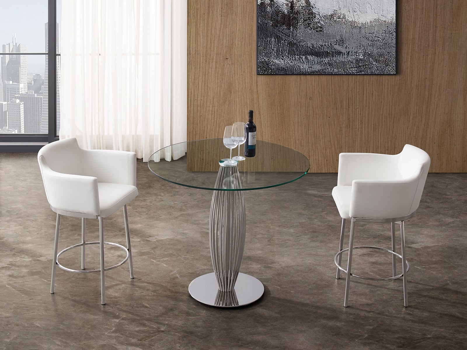 Tasso 39" Round Counter Table