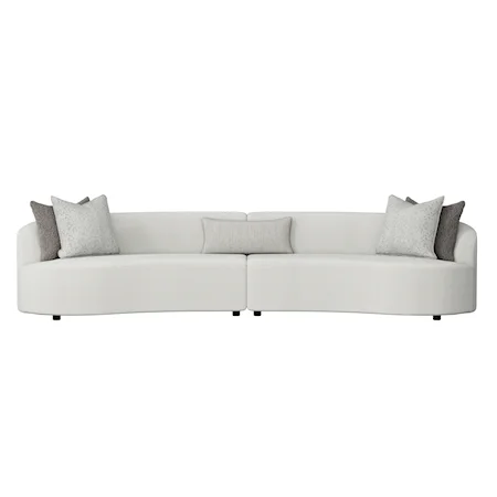 Two-Piece Curved Sectional
