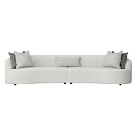 Two-Piece Curved Sectional