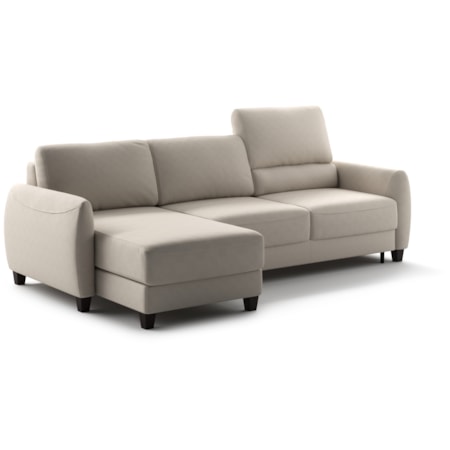 Full XL Loveseat Sleeper w/Storage Chaise