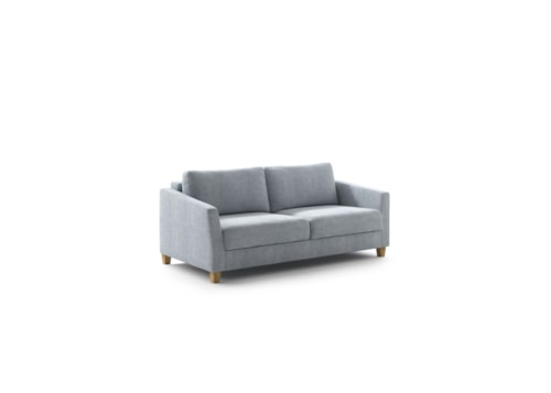 Contemporary Queen Size Loveseat Sleeper with Dual Motion Sleeper Mechanism