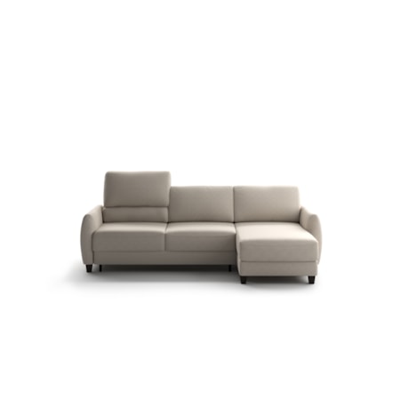 Full XL Loveseat Sleeper w/Storage Chaise