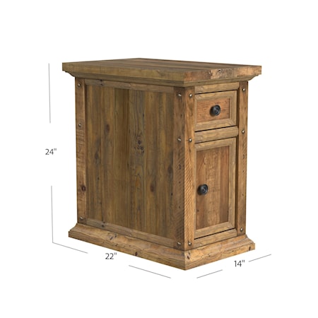 Chairside Cabinet Table