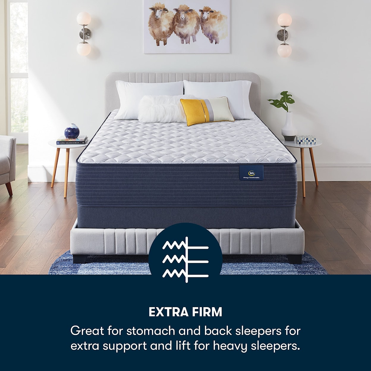 Serta Clarks Hill 13" Innerspring XtraFirm Full Mattress