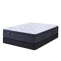 Perfect Sleeper Blue Lagoon Nights 14.5" Plush Pillow Top Mattress Set -Twin XL
