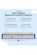 Serta Serta Sleep to Go MIB 12" Medium TT Serta Sleep to Go 12" Hybrid Medium Mattress in a Box -Twin