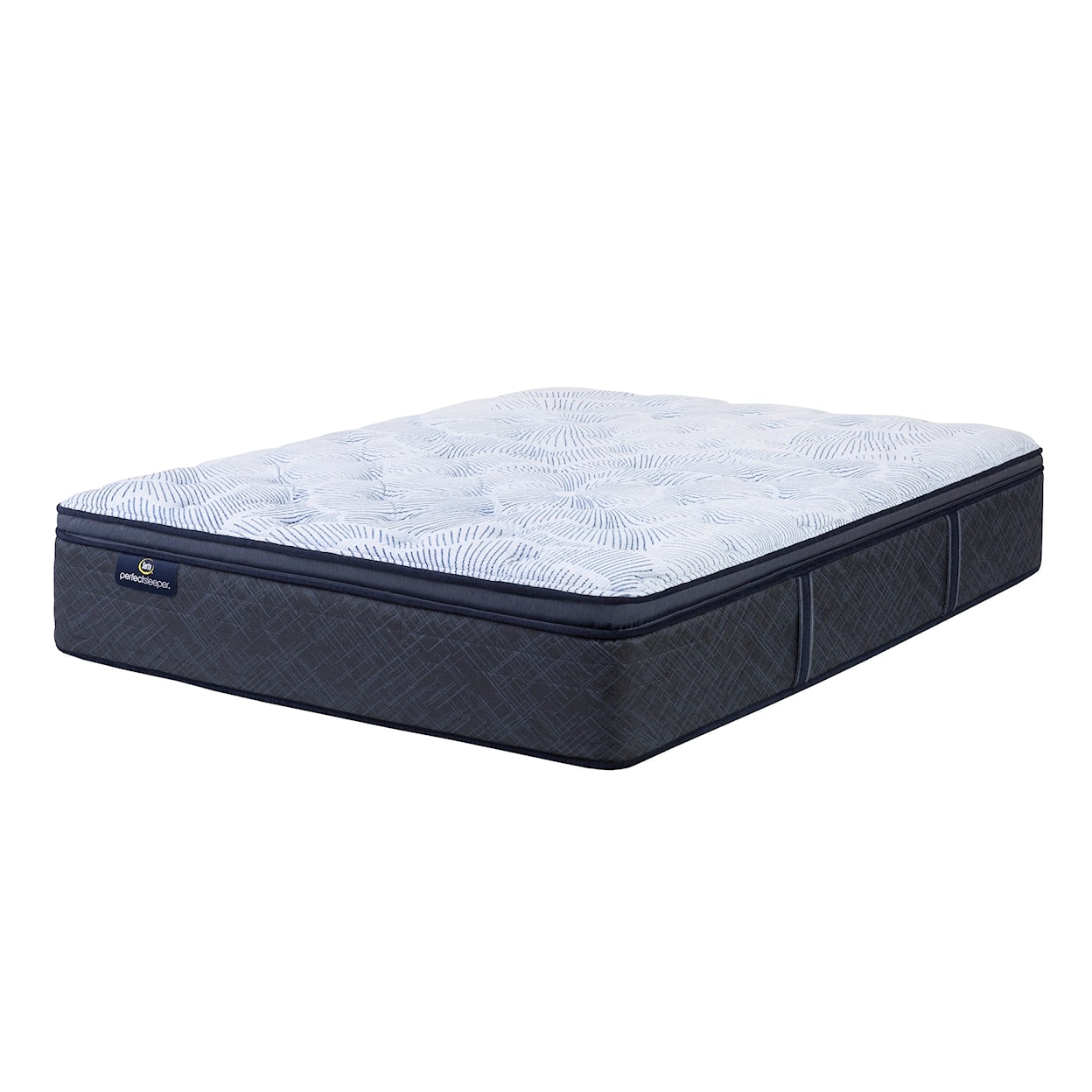 Serta Perfect Sleeper Blue Lagoon PL PT King Low Profile Mattress Set