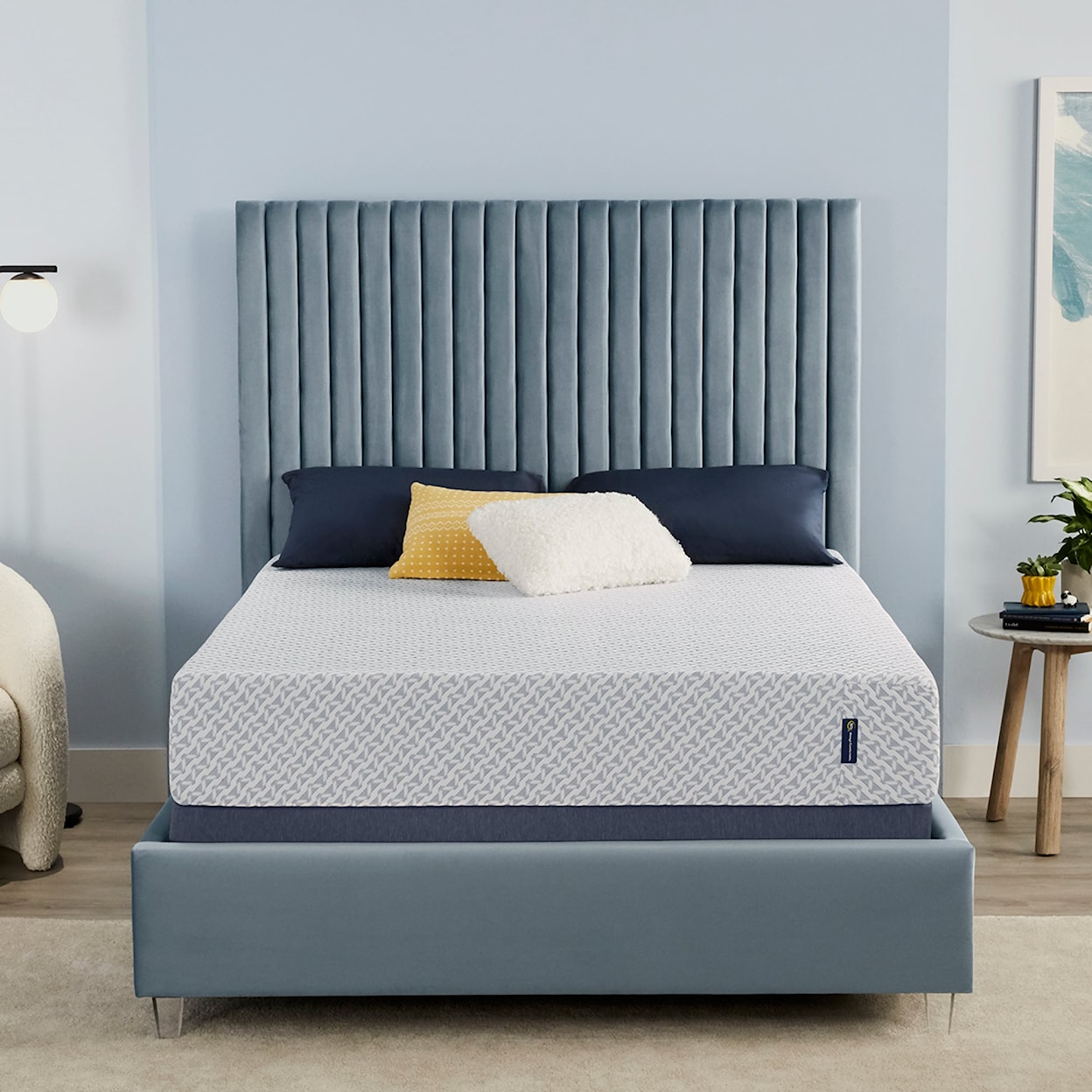 Serta Sheep Retreat 10" Medium Memory Foam Queen Mattress-in-a-Box