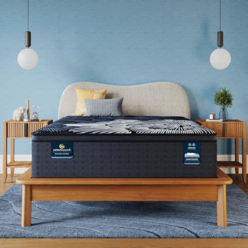 Perfect Sleeper X Max 15" Hybrid Plush Pillow Top Mattress -Queen