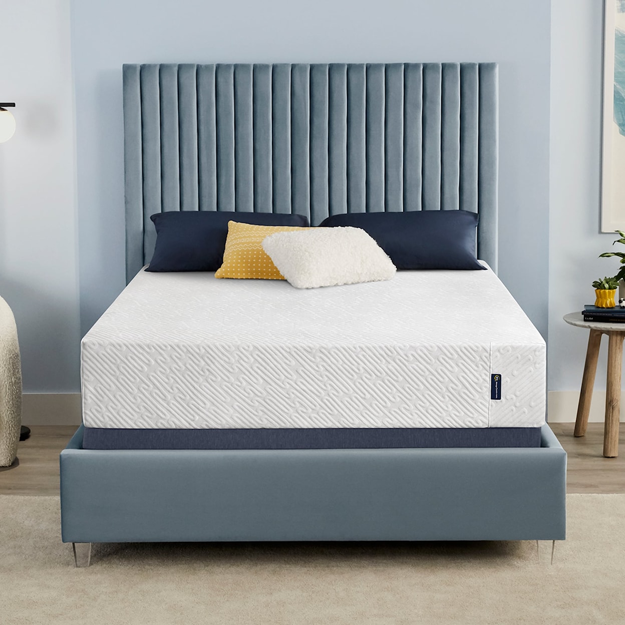 Serta Sheep Dreams 12" Medium Memory Foam Queen Mattress-in-a-Box