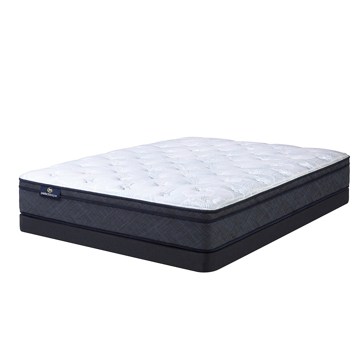 Serta Adoring Night 11" Plush Euro Top Queen Mattress Set