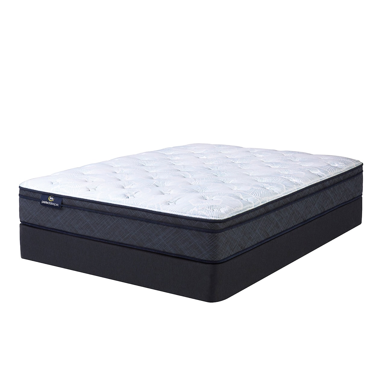 Serta Adoring Night 11" Plush Euro Top Queen Mattress Set