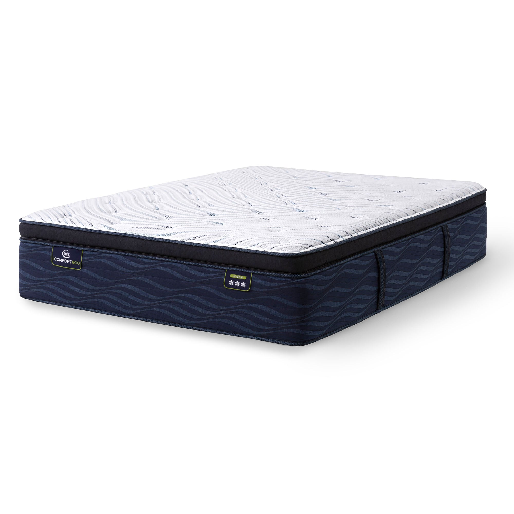 Ultra plush euro pillow deals top mattress