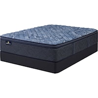 Perfect Sleeper Cobalt Calm 14.5" Firm Pillow Top Mattress Set -California King