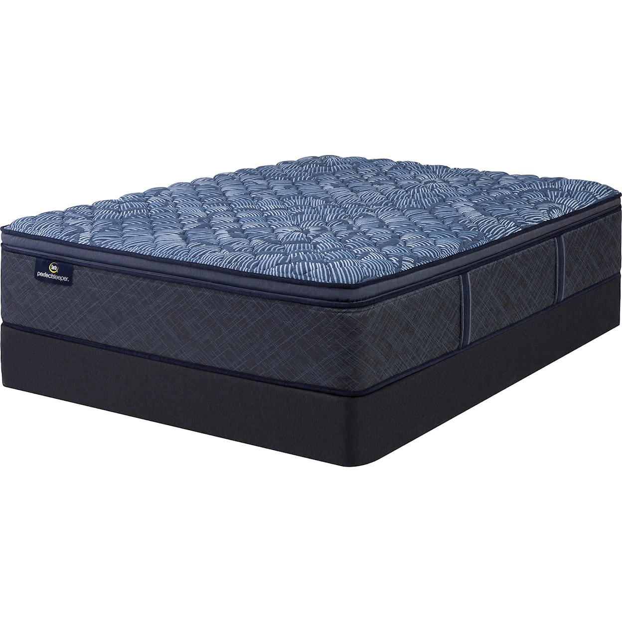 Serta Cobalt Calm 14.5" Firm Pillow Top Twin XL Mattress Set