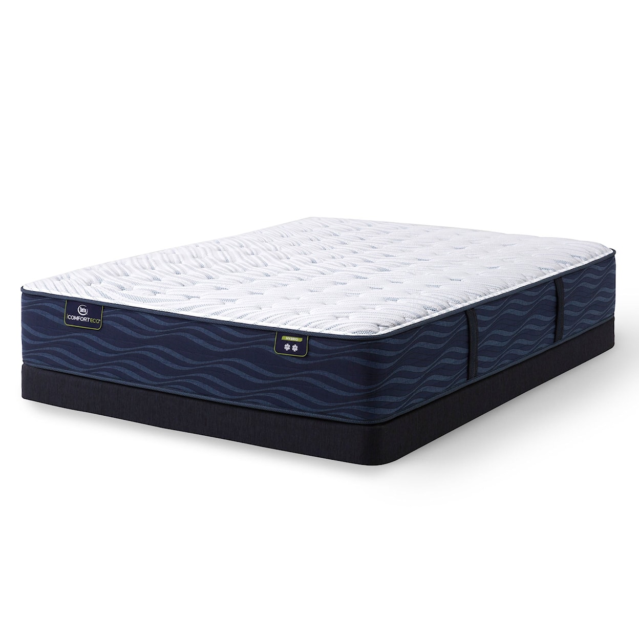 Serta iComfortECO Q10 FM TT Queen Mattress Set