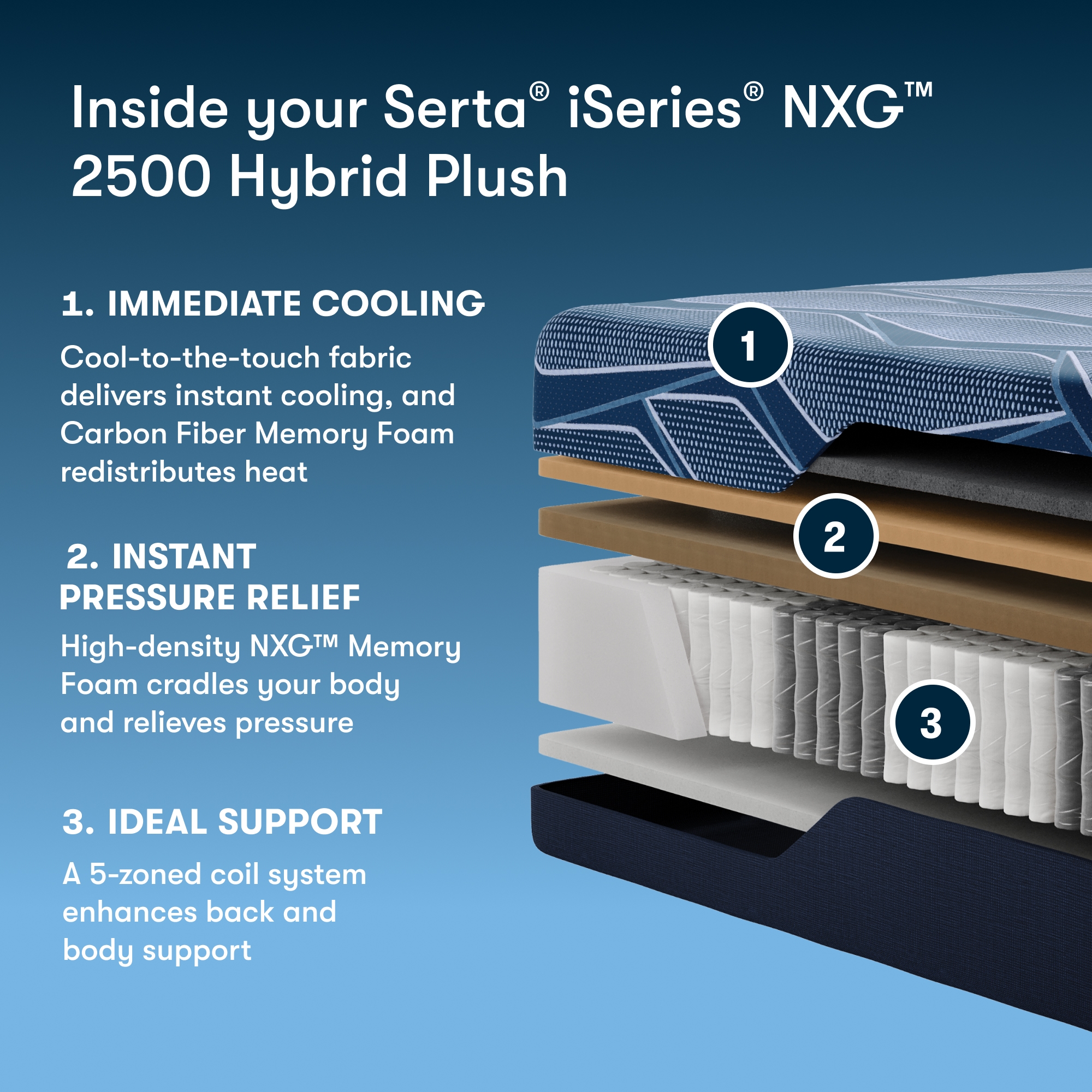 iSeries NXG 2500 Plush - King Mattress