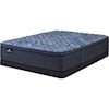 Serta Cobalt Calm 14.5" Firm Pillow Top Twin XL Low Profile Mattress Set
