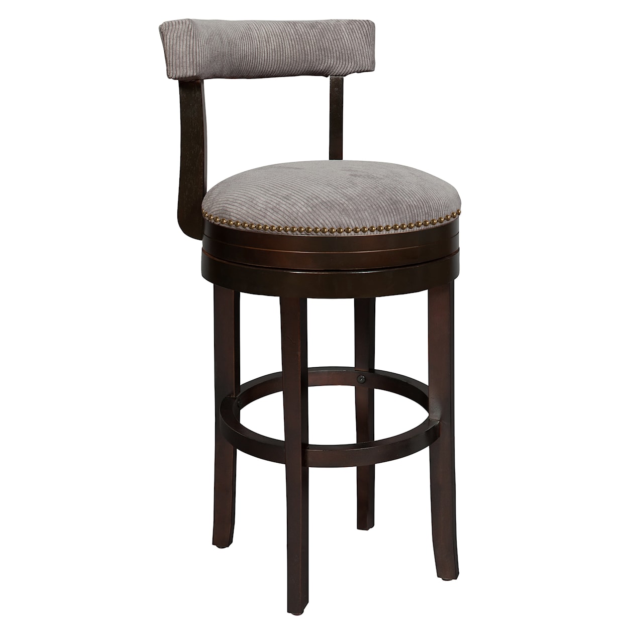 Hekman Upholstery Laney IV Swivel Bar Stool