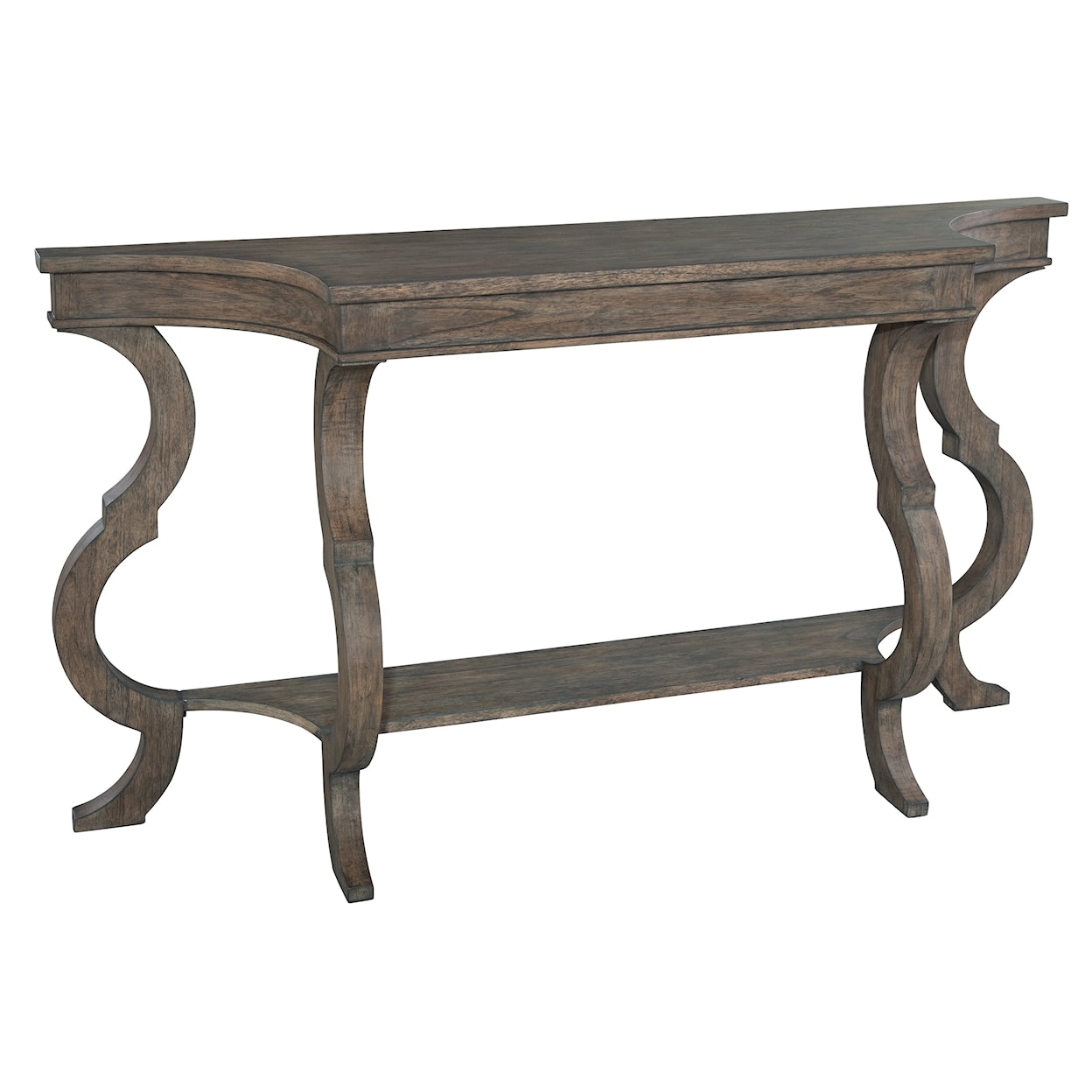 Hekman Lincoln Park Sofa Table With Shaped Legs