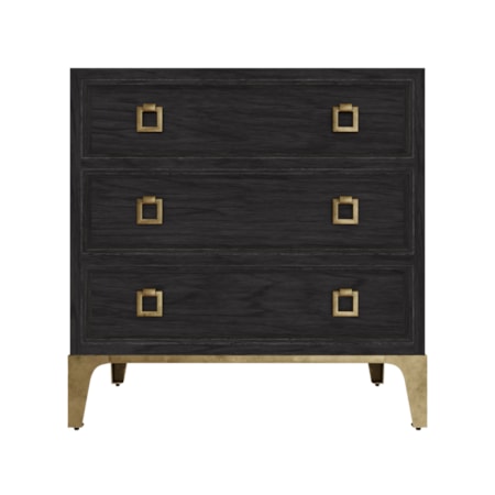 Triple Drawer Night Stand