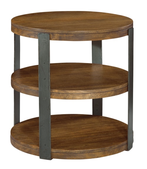 Hekman Iron Strapping Round Table