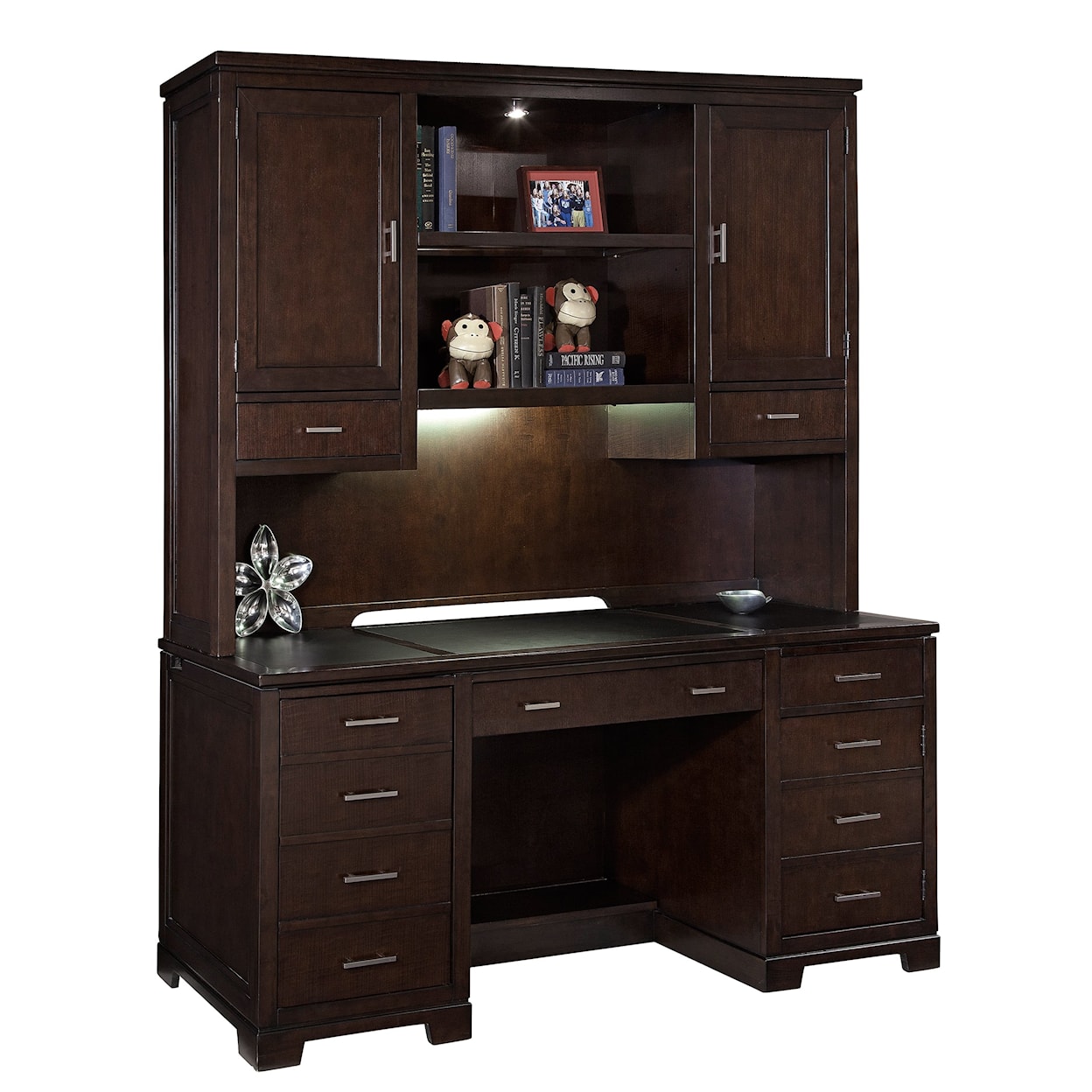 Hekman Mocha Executive Desk