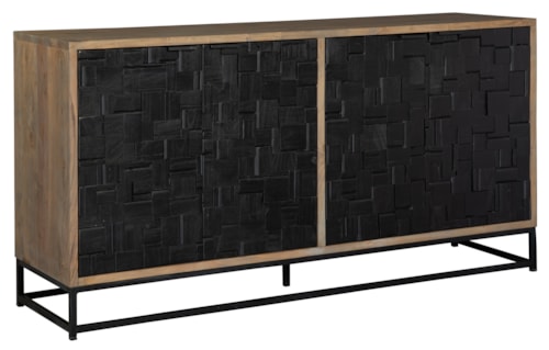Hekman Scrap Parquet Entertainment Center